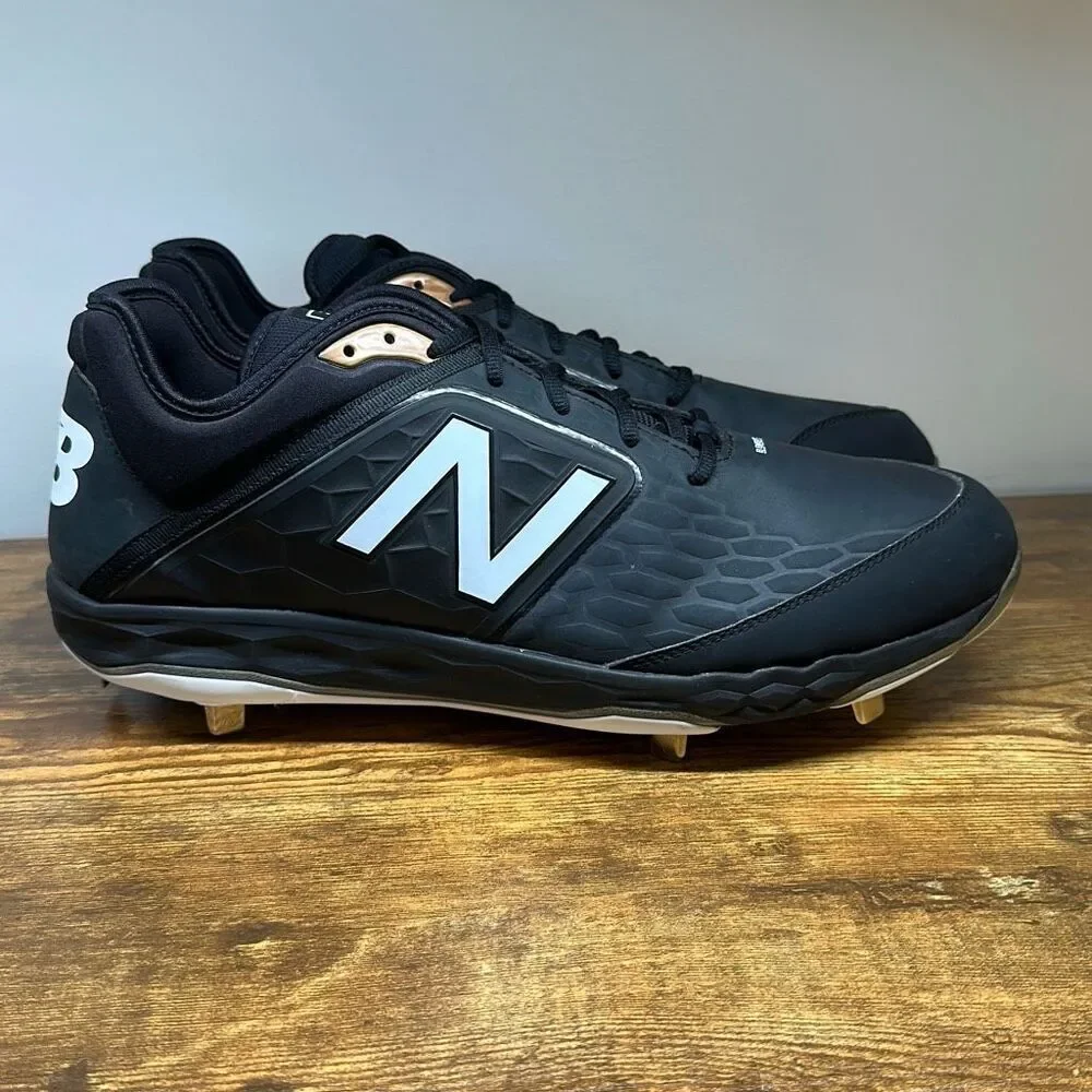 New Balance Mens Baseball Football Cleats size 16 L3000SK4 Black Low Top‎