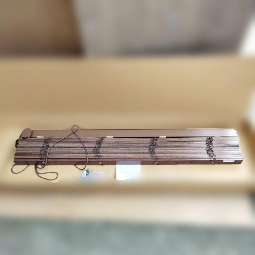 Foretia Wooden Brown Blind Tachikawa Blind