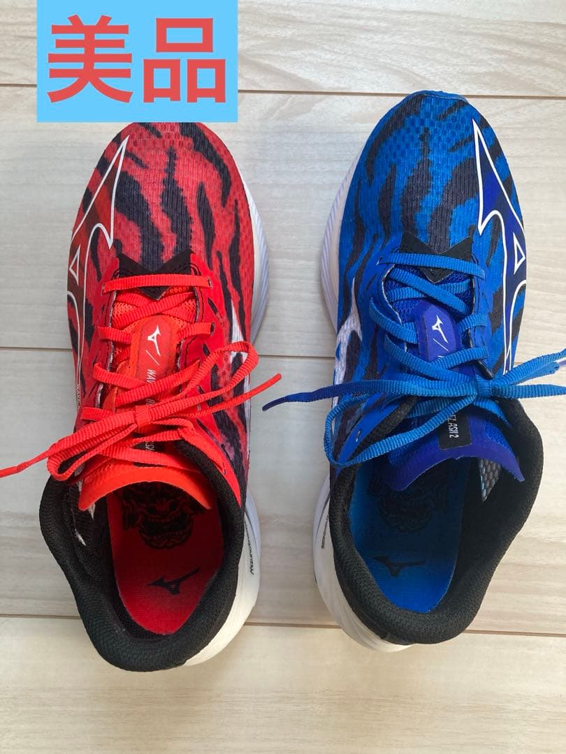 Mizuno Wave Rebellion Flash 2 Red Oni / Blue Oni Color 25.0