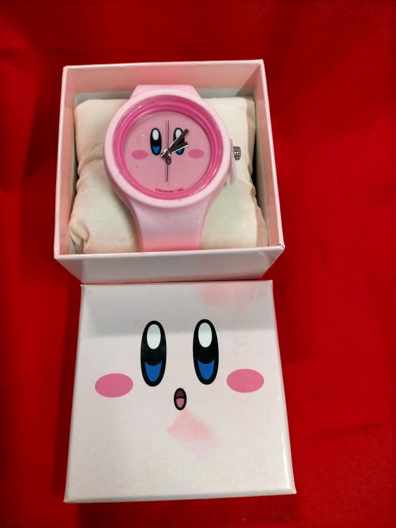 Kirby Pupupu Wristwatch Pink Unused Working Item