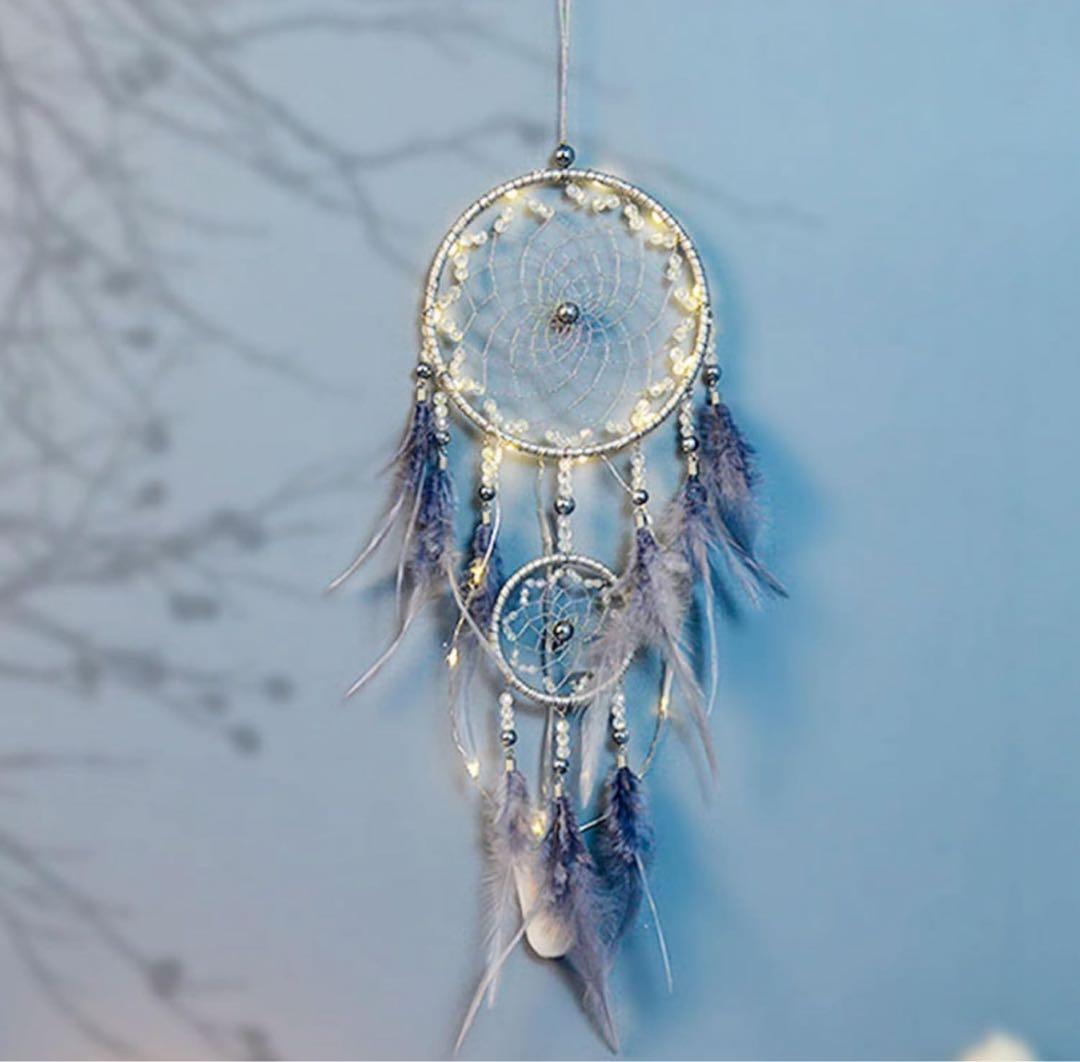 White Blue Dream Catcher