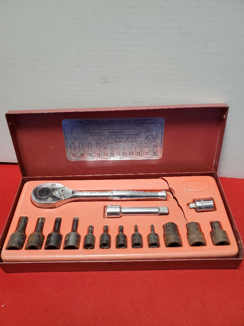 Used KTC Kyoto Tool 9.5sq Torx Wrench Set TRX112