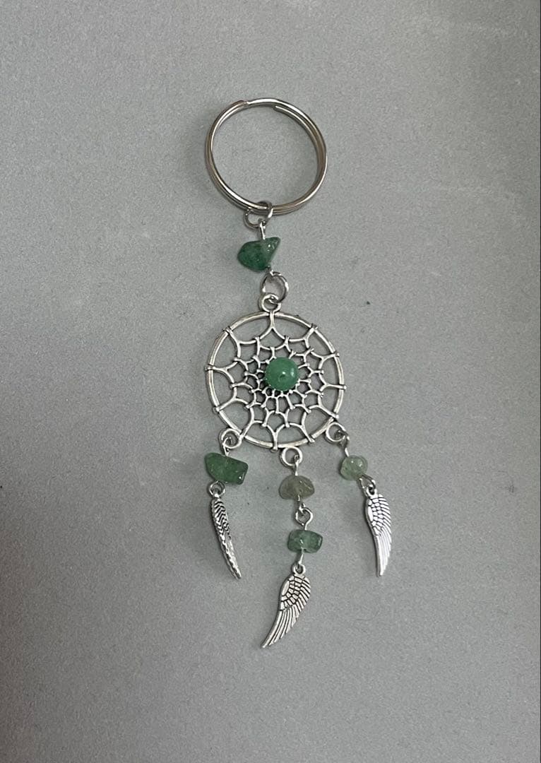 Keychain Natural Stone Dream Catcher