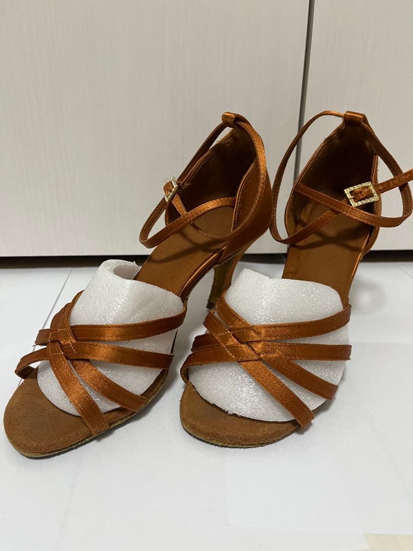 Latin Dance Shoes, Social Dance, Made by English International Company, 24cm EX Wide, 7cm Heel