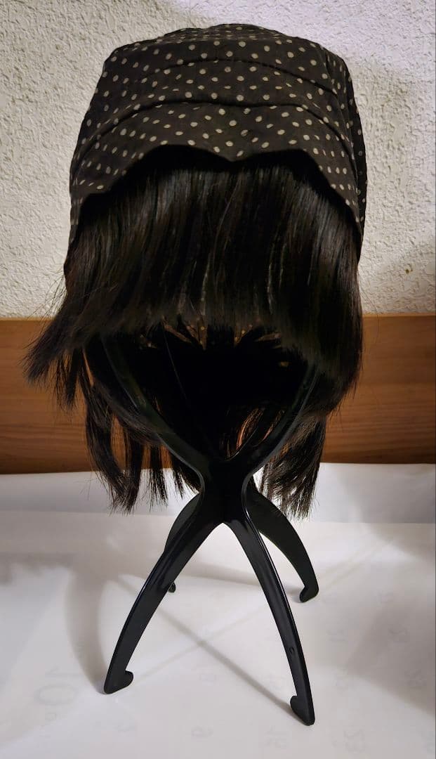 100% Human Hair Medical Wig Hat