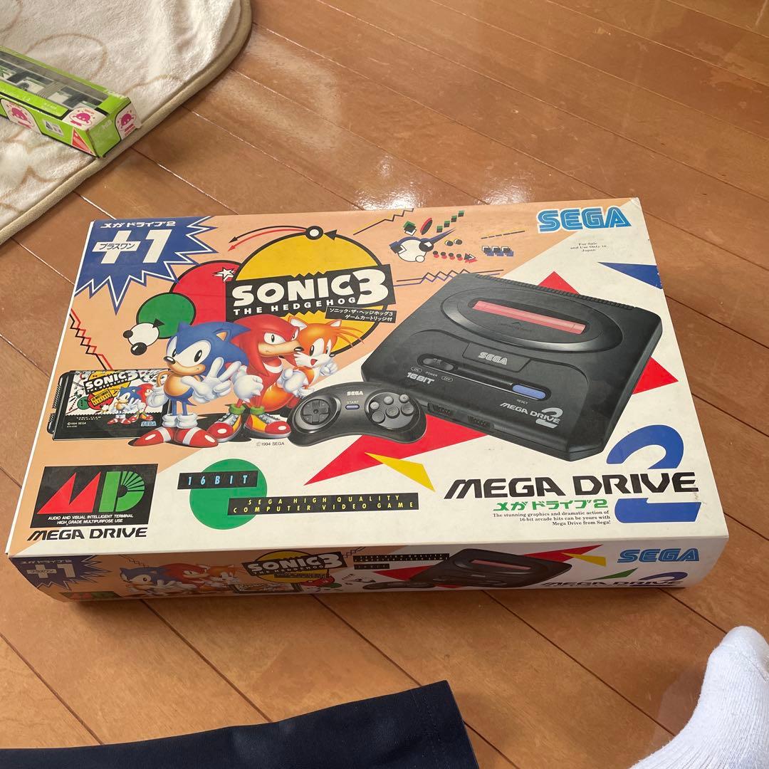 【Bagged, Excellent Condition】 Mega Drive 2+1 with Sonic 3