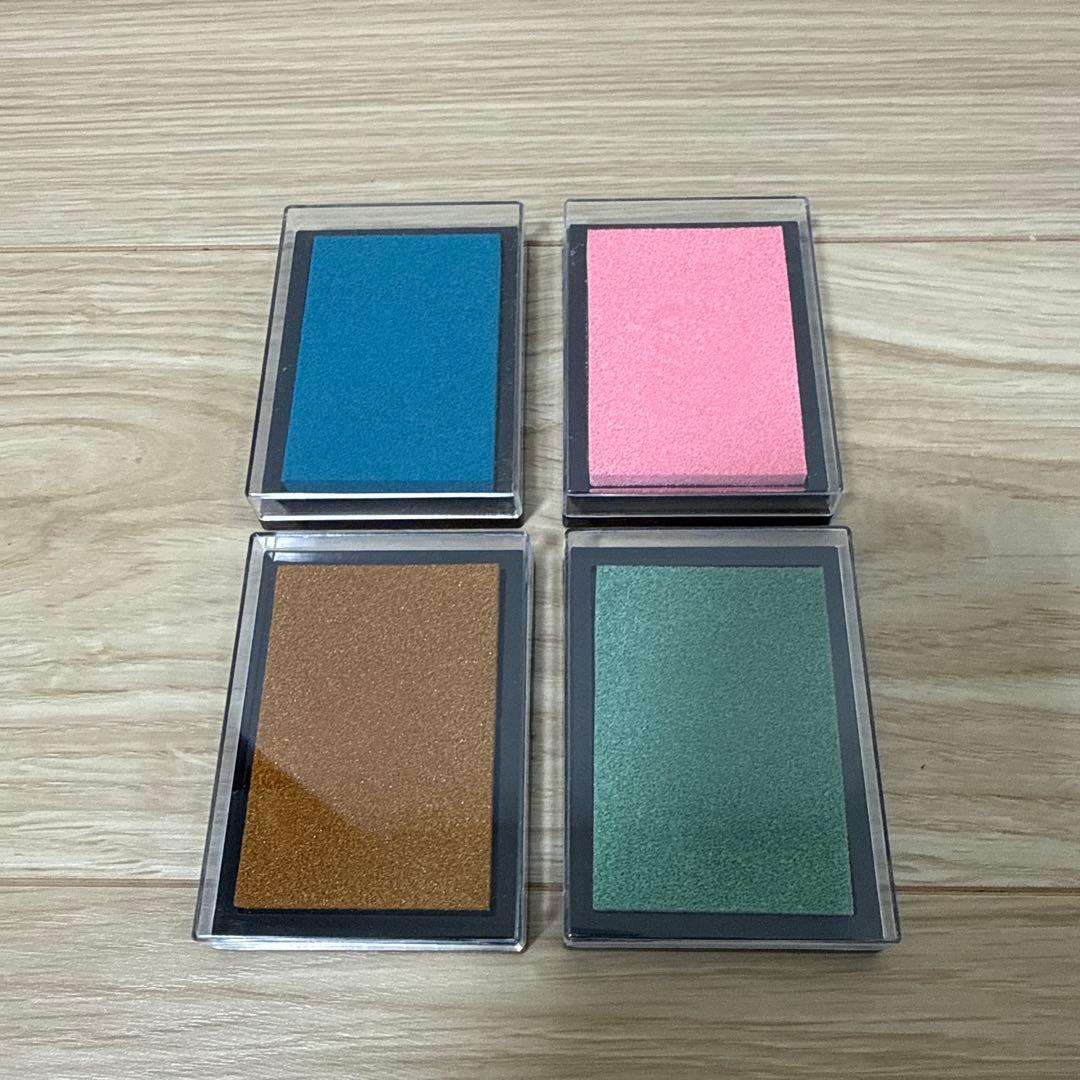 Stamp Ink Pad 4-Color Set
