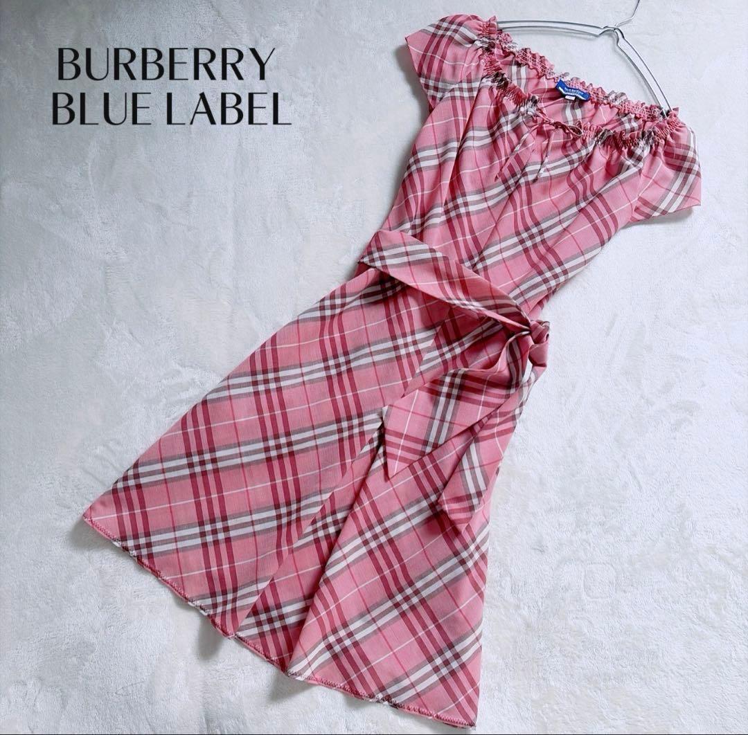 BURBERRY BLUE LABEL Check One-Piece Dress Y2K