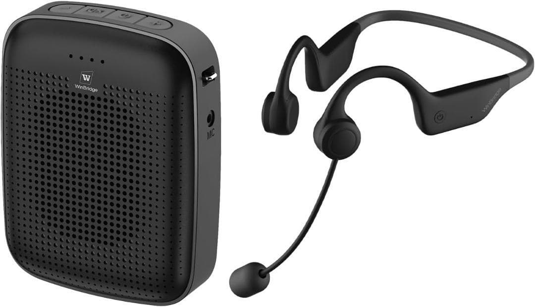 Megaphone 15W Portable Megaphone Small Megaphone Ear-hook Microphone Lightweight Speaker