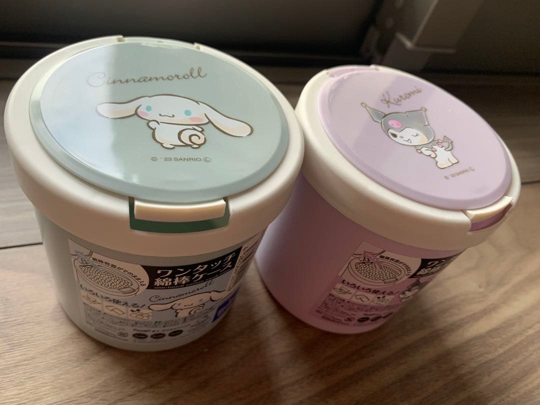 Sanrio Cinnamoroll Cotton Swab Case, Small Item Holder, Storage Case