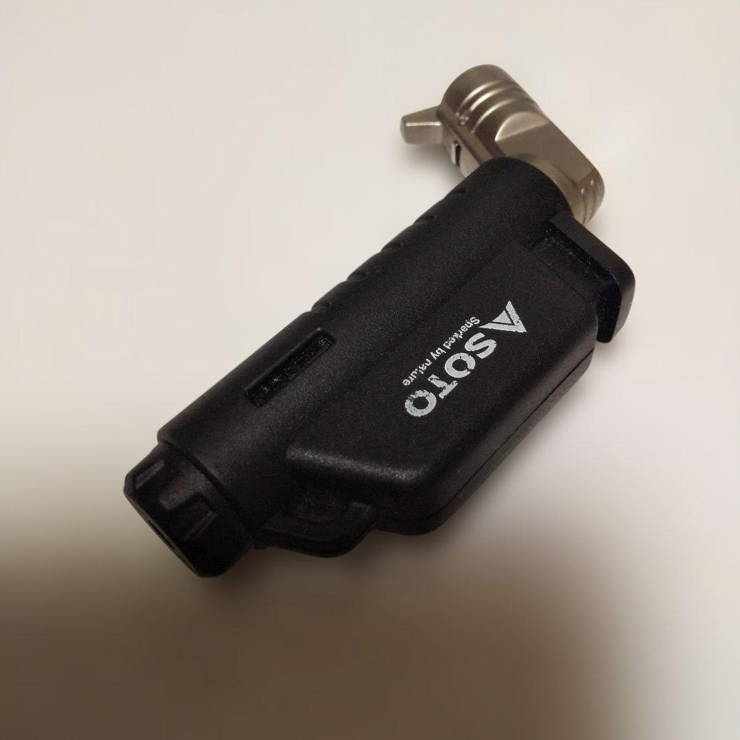 SOTO Micro Torch ACTIVE ST-486 BLACK Excellent Condition