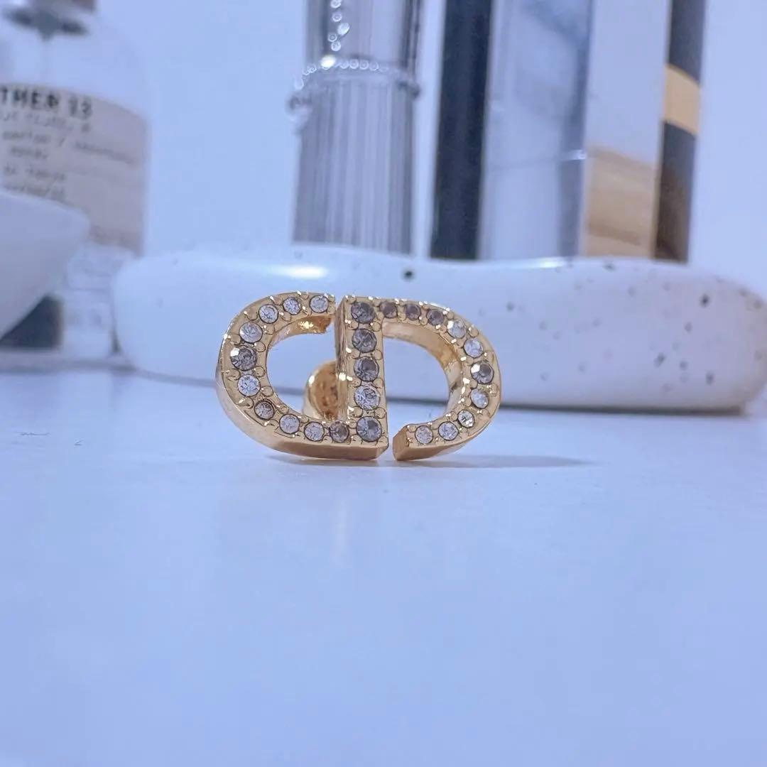 Dior Petit CD Earrings Gold Single Earring