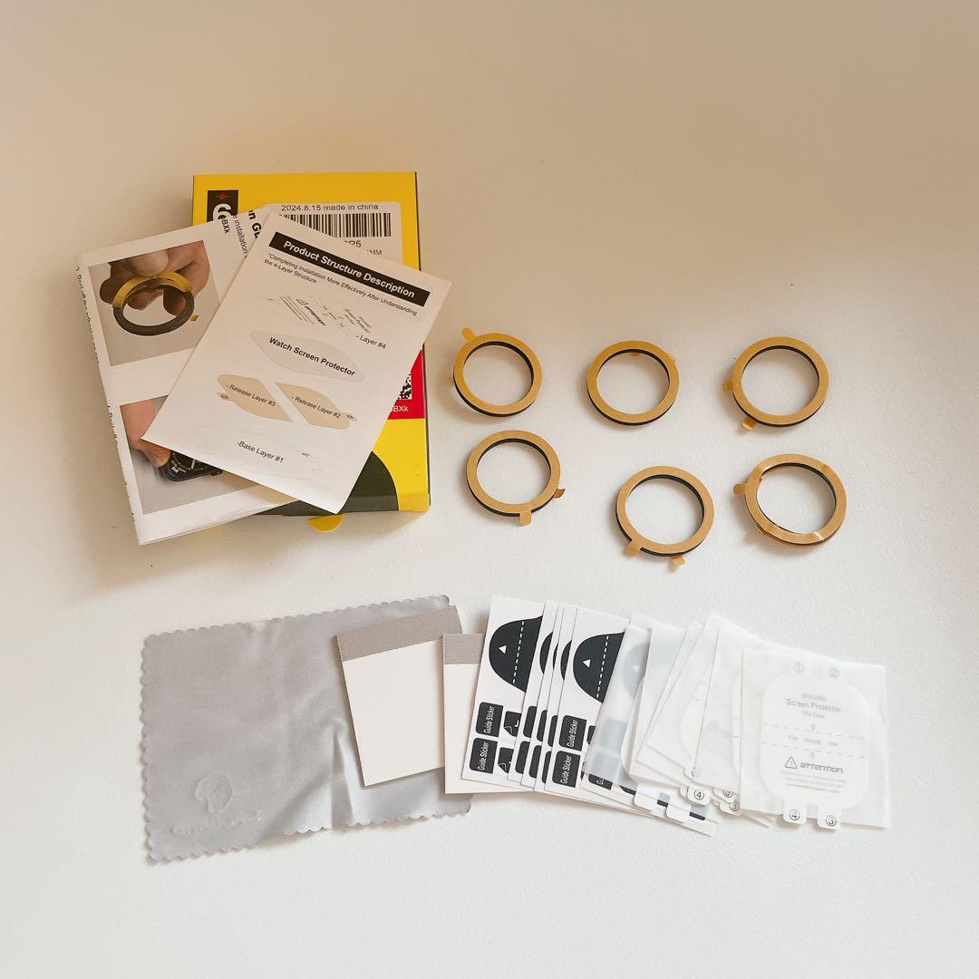 Set of 6 ultra-thin protective films for Apple Watch 41mm! Prevents scratches and fingerprints