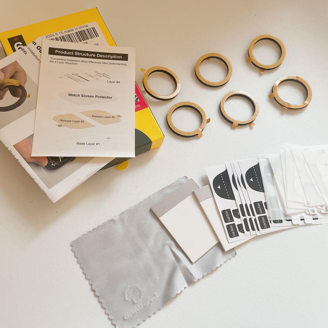 Set of 6 ultra-thin protective films for Apple Watch 41mm! Prevents scratches and fingerprints