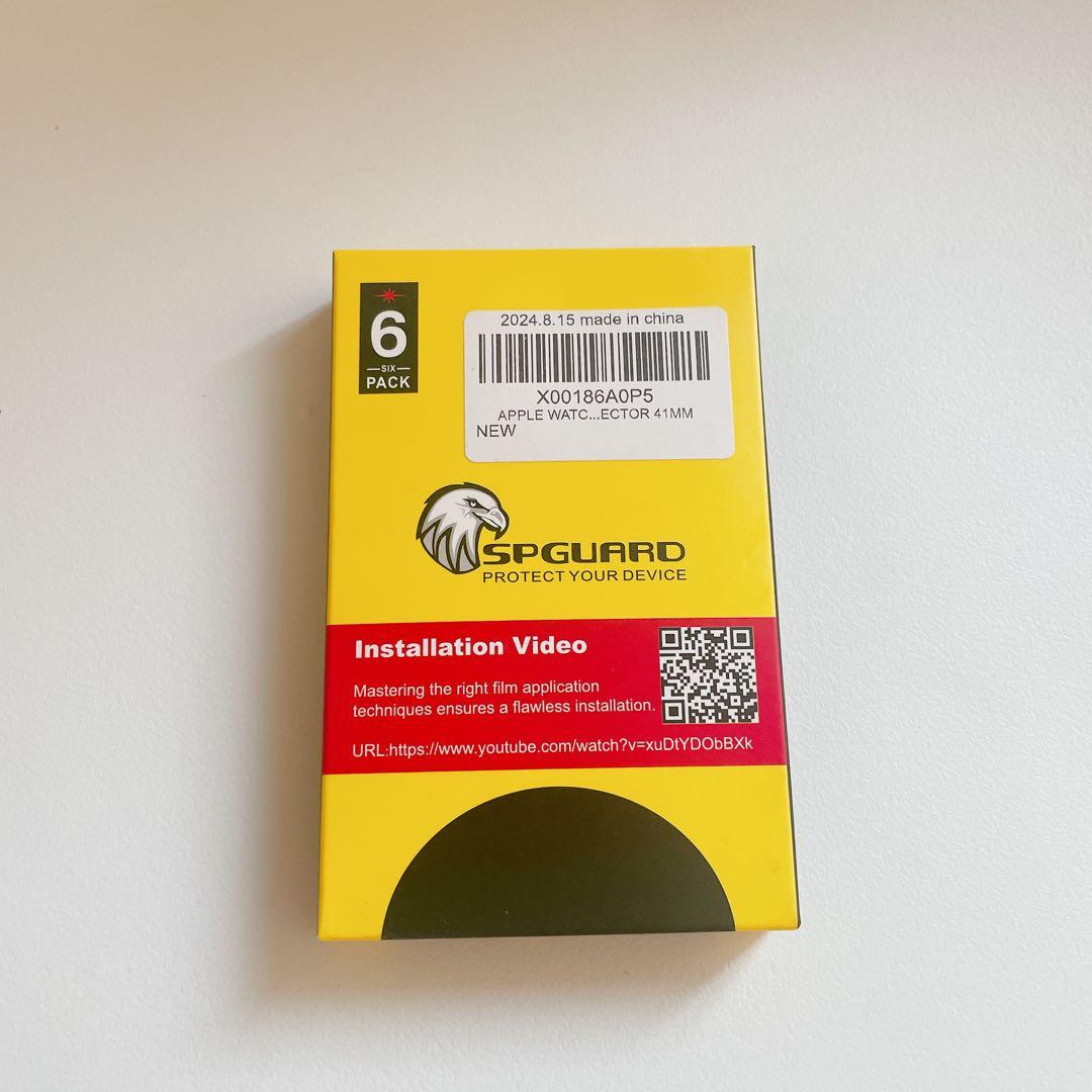 Set of 6 ultra-thin protective films for Apple Watch 41mm! Prevents scratches and fingerprints