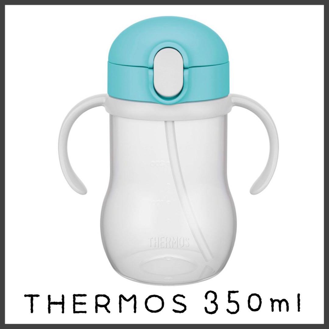THERMOS Baby Straw Mug, Spill-Proof, 350ml, Mint Blue