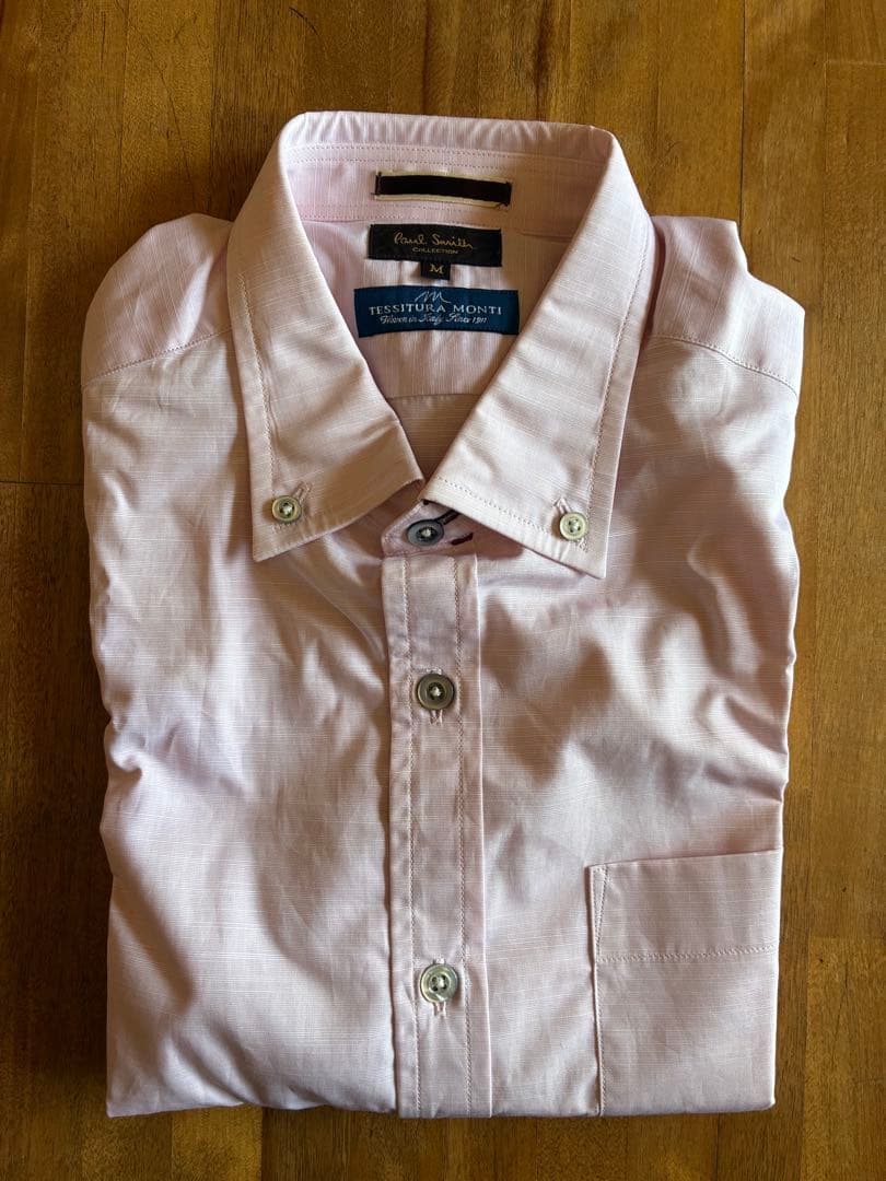 【Unused】Paul Smith Collection Short-Sleeve Shirt M Pink
