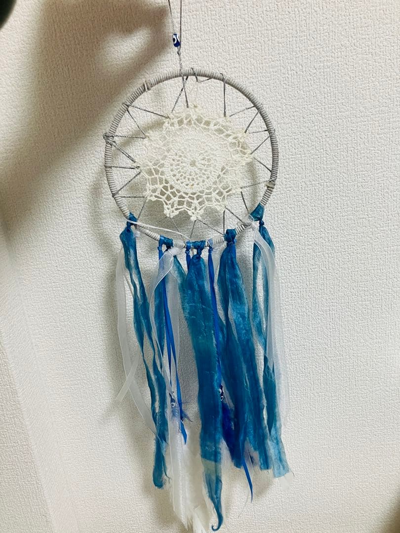 Dreamcatcher, purchased in Canada, blue, white