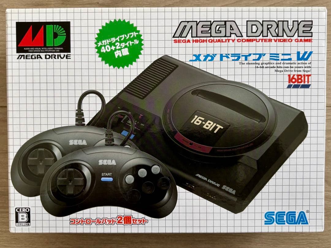 Mr. Don SEGA Mega Drive Mini (Main unit, 2 controllers, accessories included)