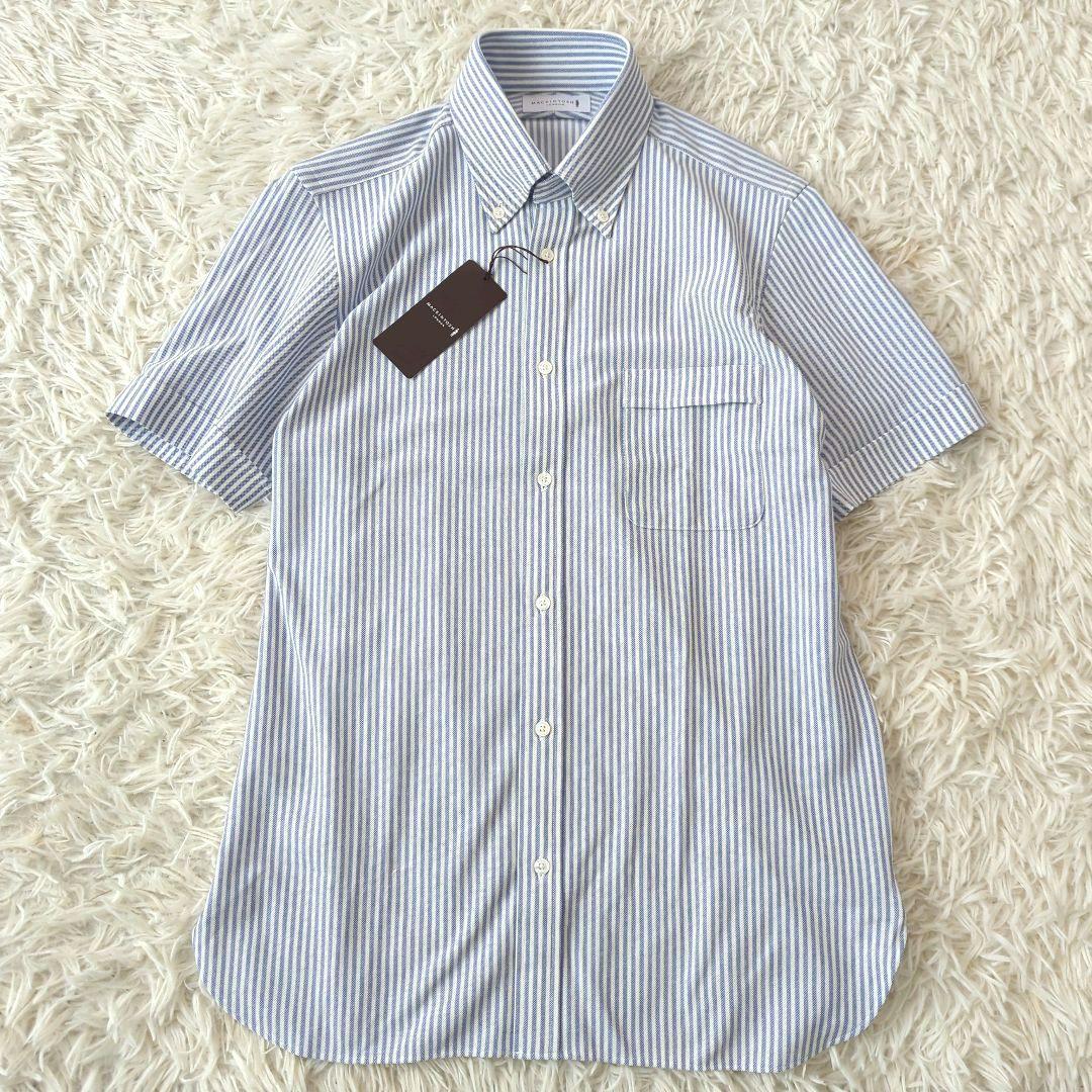 Excellent Condition Mackintosh London Button-Down Shirt Striped Short Sleeve S