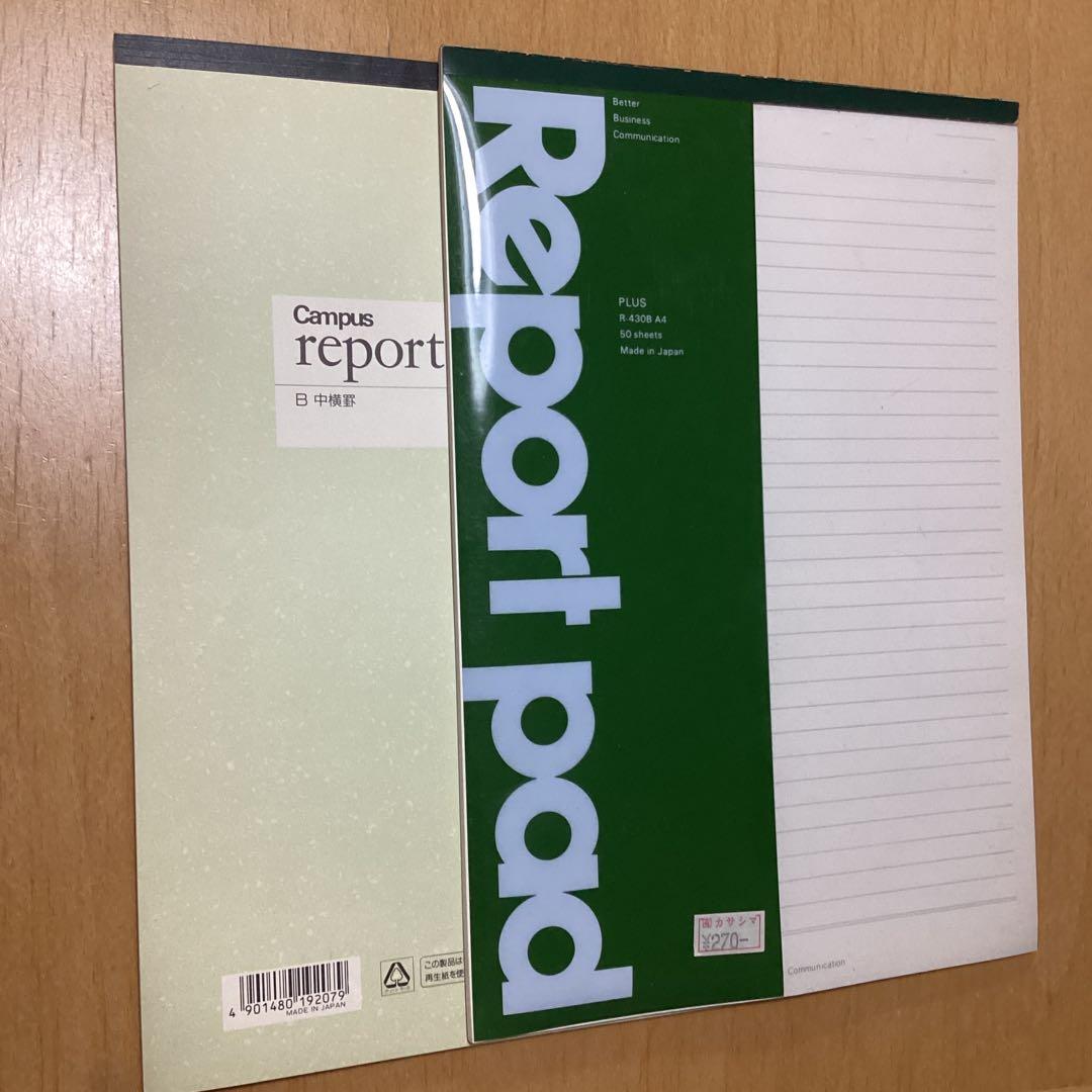 Flavor Paper, Paper Goods, Report Paper, A4, Kokuyo, Plus, I Love Yellowing