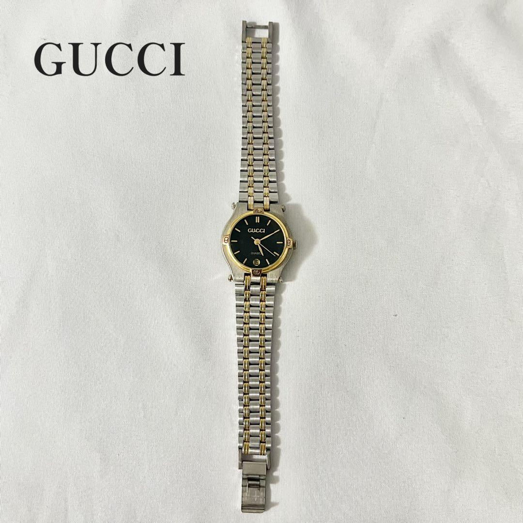 GUCCI Black Gold Watch - Women's
