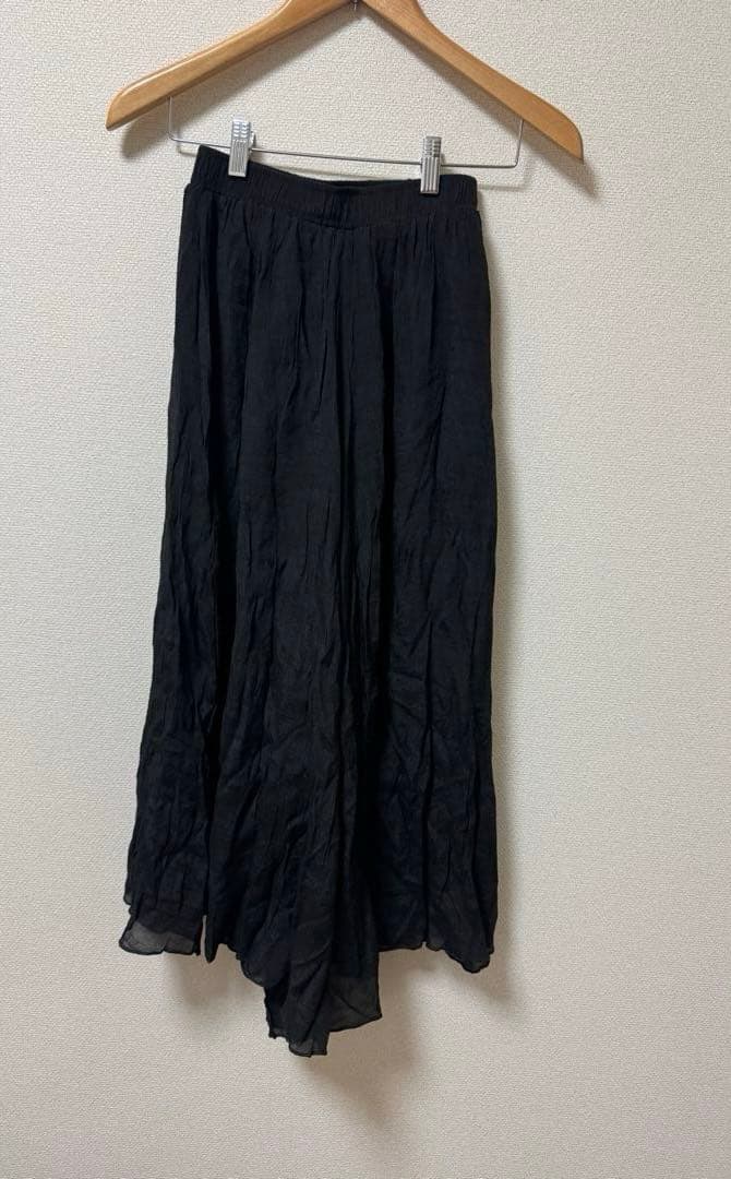 Zunus Black Gaucho Pants, One Size Fits All